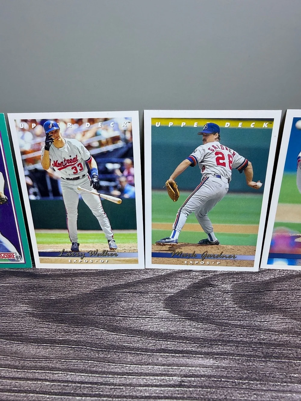 Montreal Expos Baseball Card Lot of 6 Tim Raines Larry Walker UD